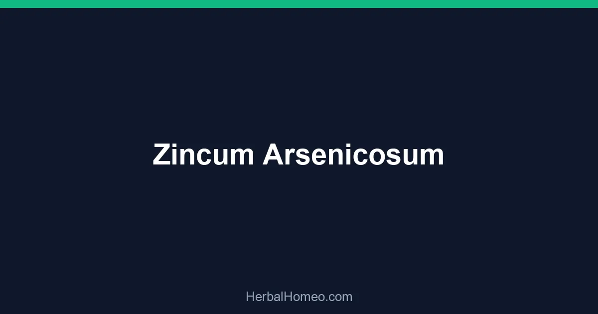 Zincum Arsenicosum
