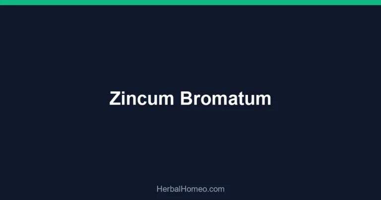 Zincum Bromatum