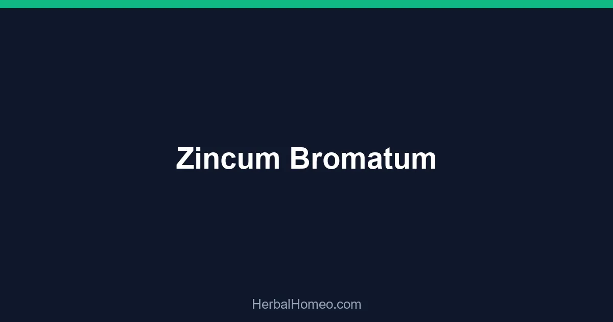 Zincum Bromatum