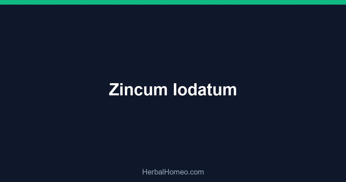 Zincum Iodatum