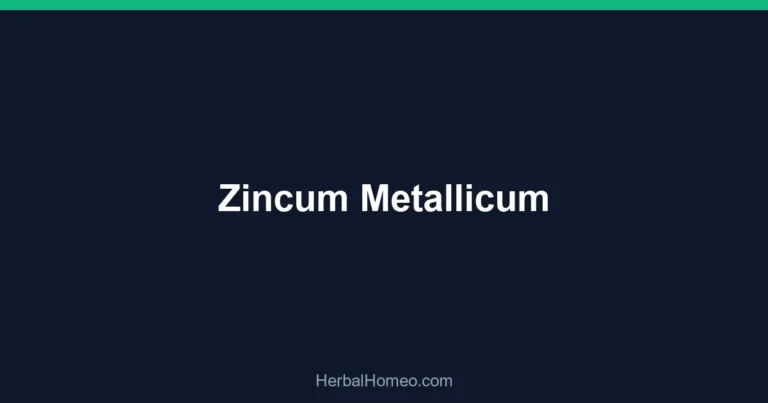 Zincum Metallicum