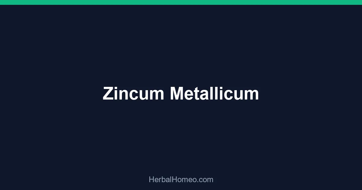Zincum Metallicum