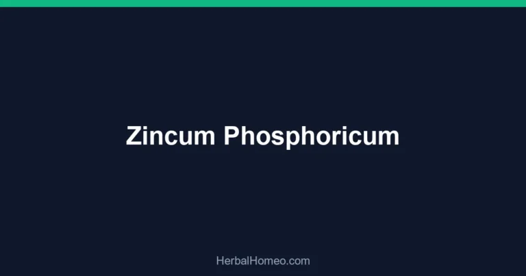 Zincum Phosphoricum