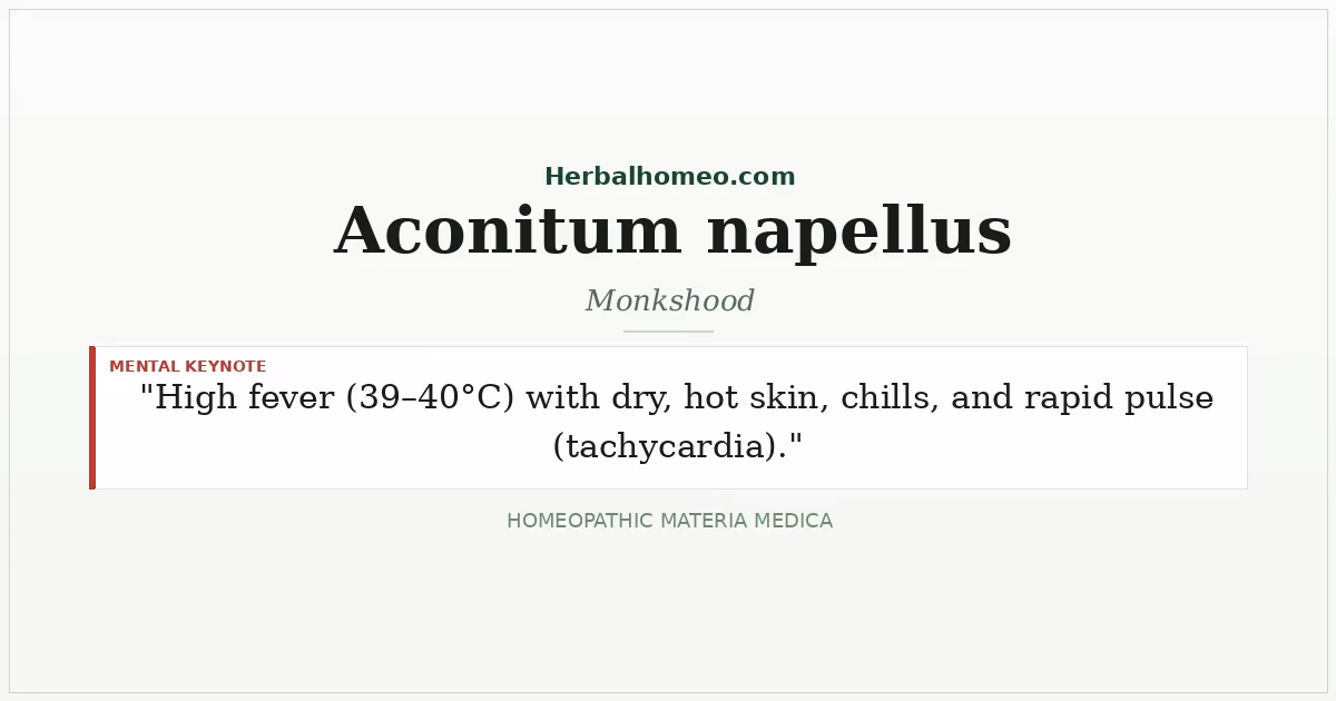 Aconitum napellus (Monkshood)
