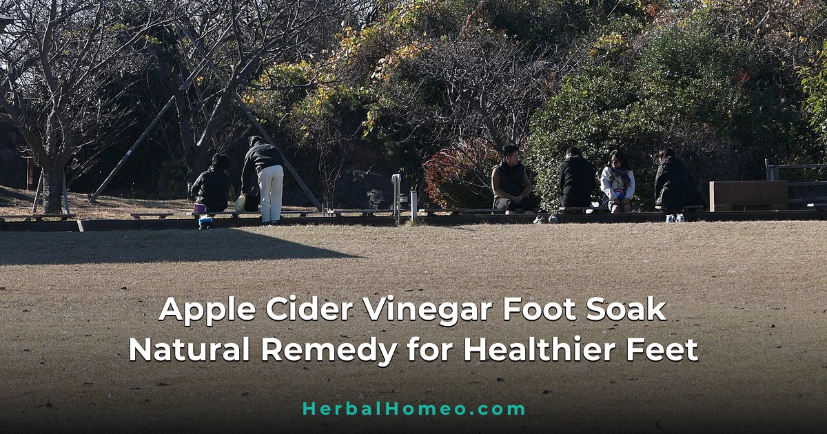 Apple Cider Vinegar Foot Soak