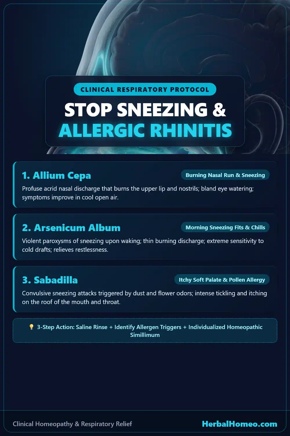 Allergic Rhinitis Sneezing Relief Protocol