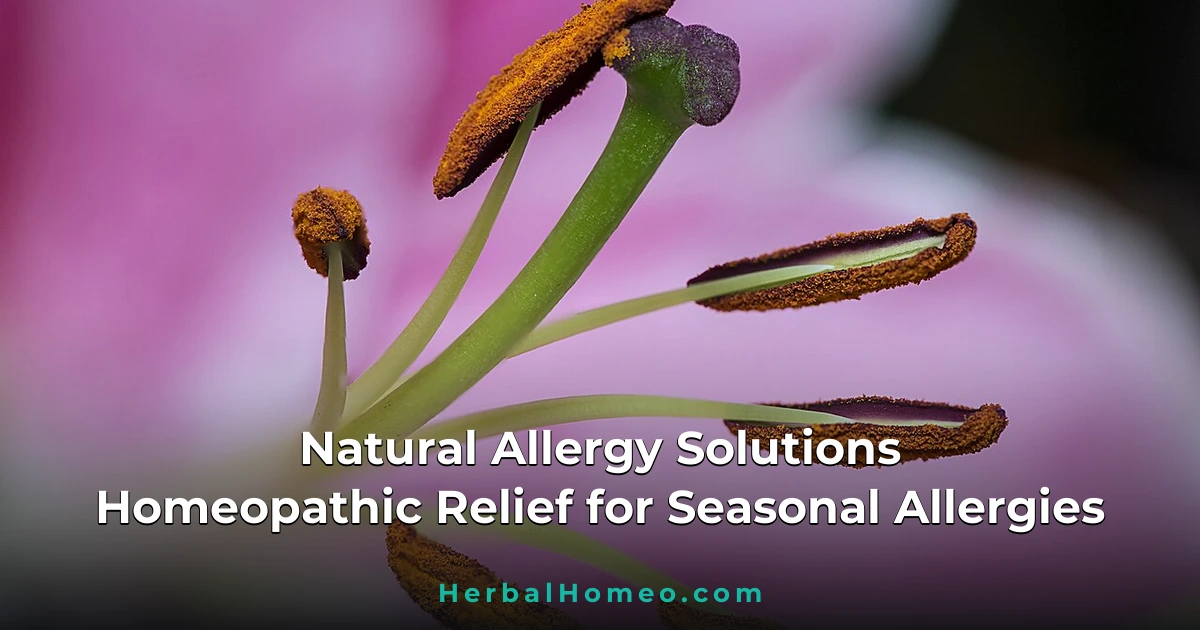 Comprehensive Guide to Allergies: Causes, Prevention, and Homeopathic Treatments