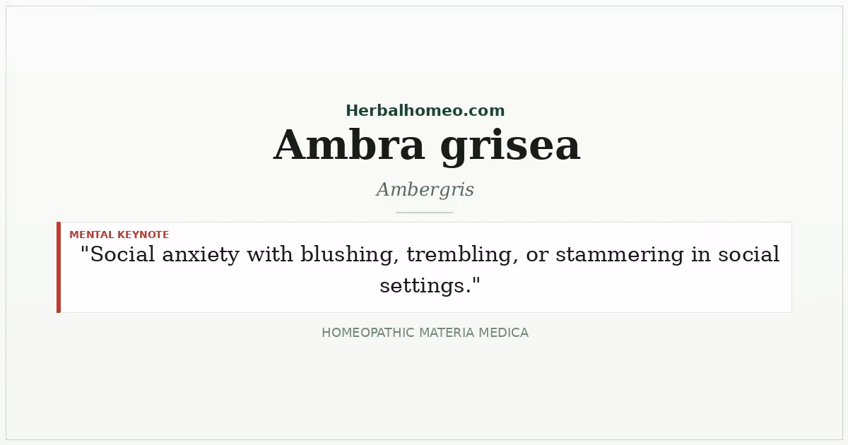 Ambra grisea (Ambergris)