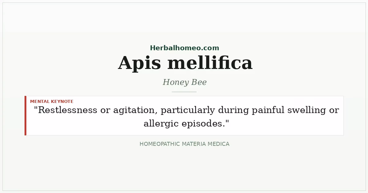Apis mellifica (Honey Bee)