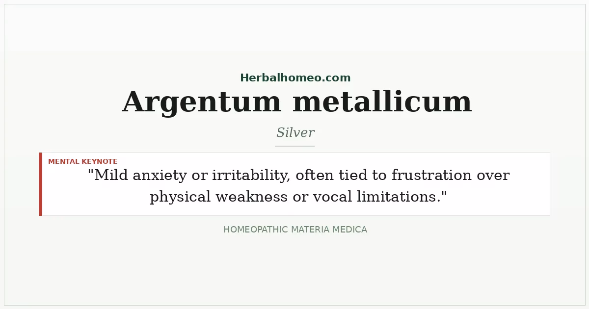 Argentum metallicum (Silver)
