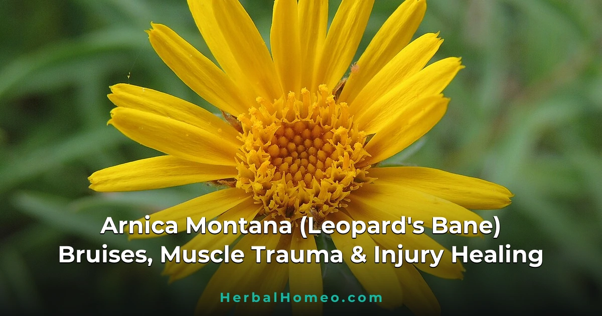 Arnica Montana (Leopard’s Bane)