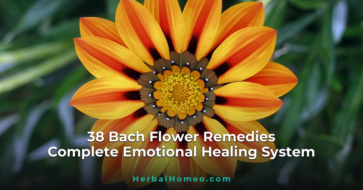 38 Bach Flower Remedies