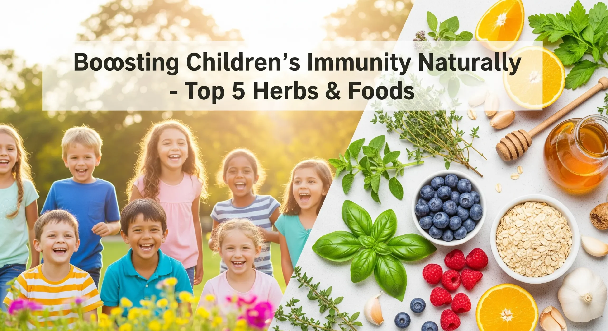 boosting children’s immunity naturally – top 5 herbs & foods