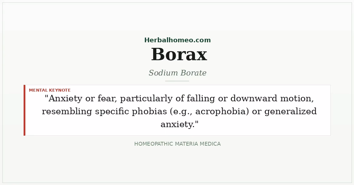 Borax (Sodium Borate)