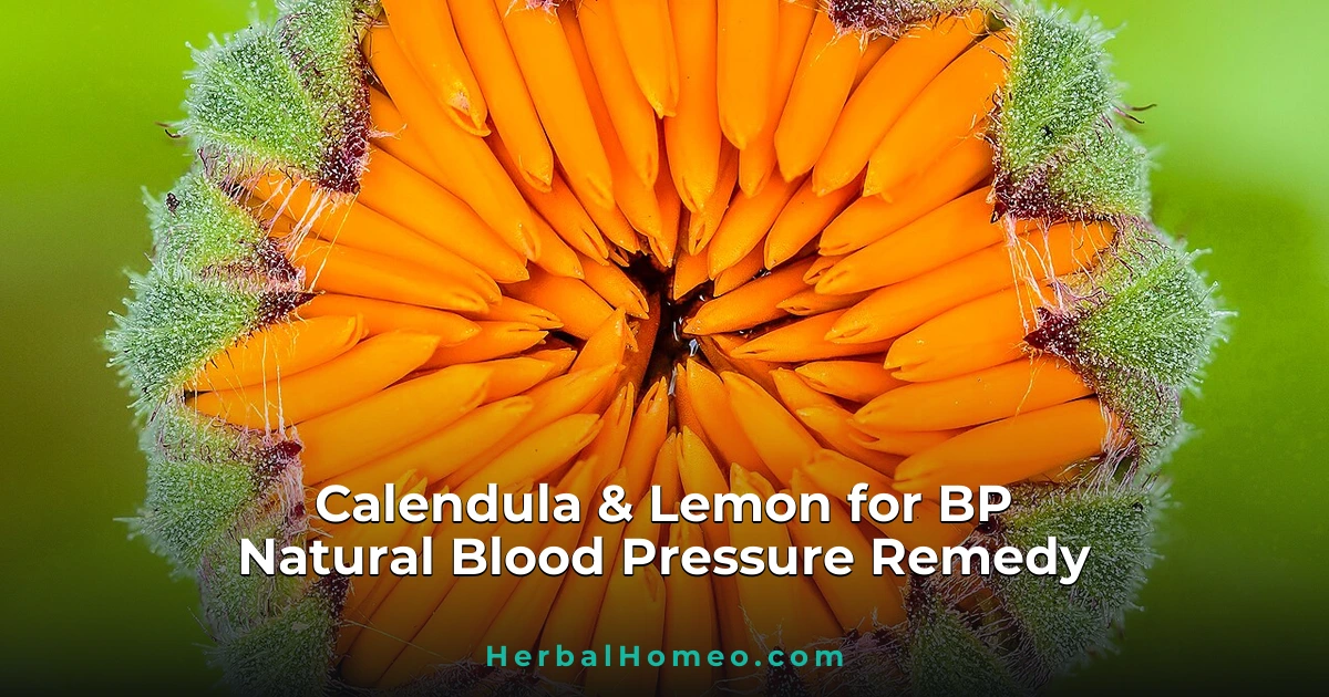 Calendula with Lemon for Blood Pressure: A Natural Remedy