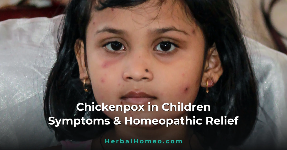 Chickenpox in Children Symptoms Causes and Homeopathic Relief