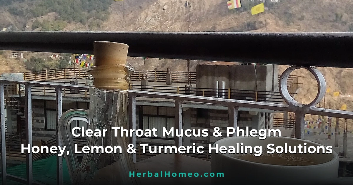 Clear Throat Mucus & Phlegm