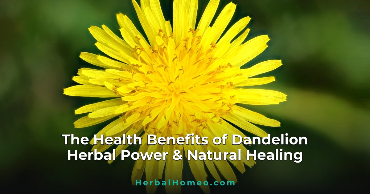 Health Benefits of Dandelion in Herbal Medicine