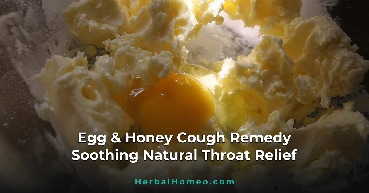 Egg Mixture Remedy for Cough