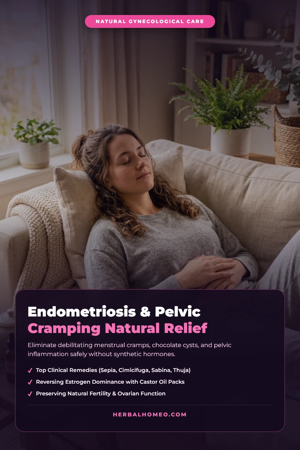 Homeopathic cure for painful periods and endometriosis