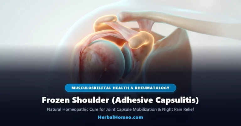 Complete Homeopathic Protocol for Adhesive Capsulitis and Stiff Shoulder Joint Relief