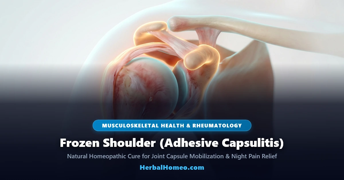 Complete Homeopathic Protocol for Adhesive Capsulitis and Stiff Shoulder Joint Relief