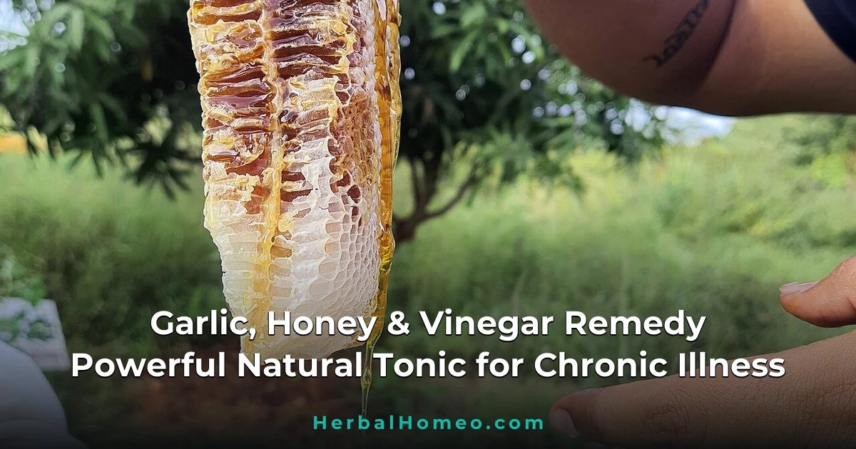 Garlic, Honey & Vinegar Remedy
