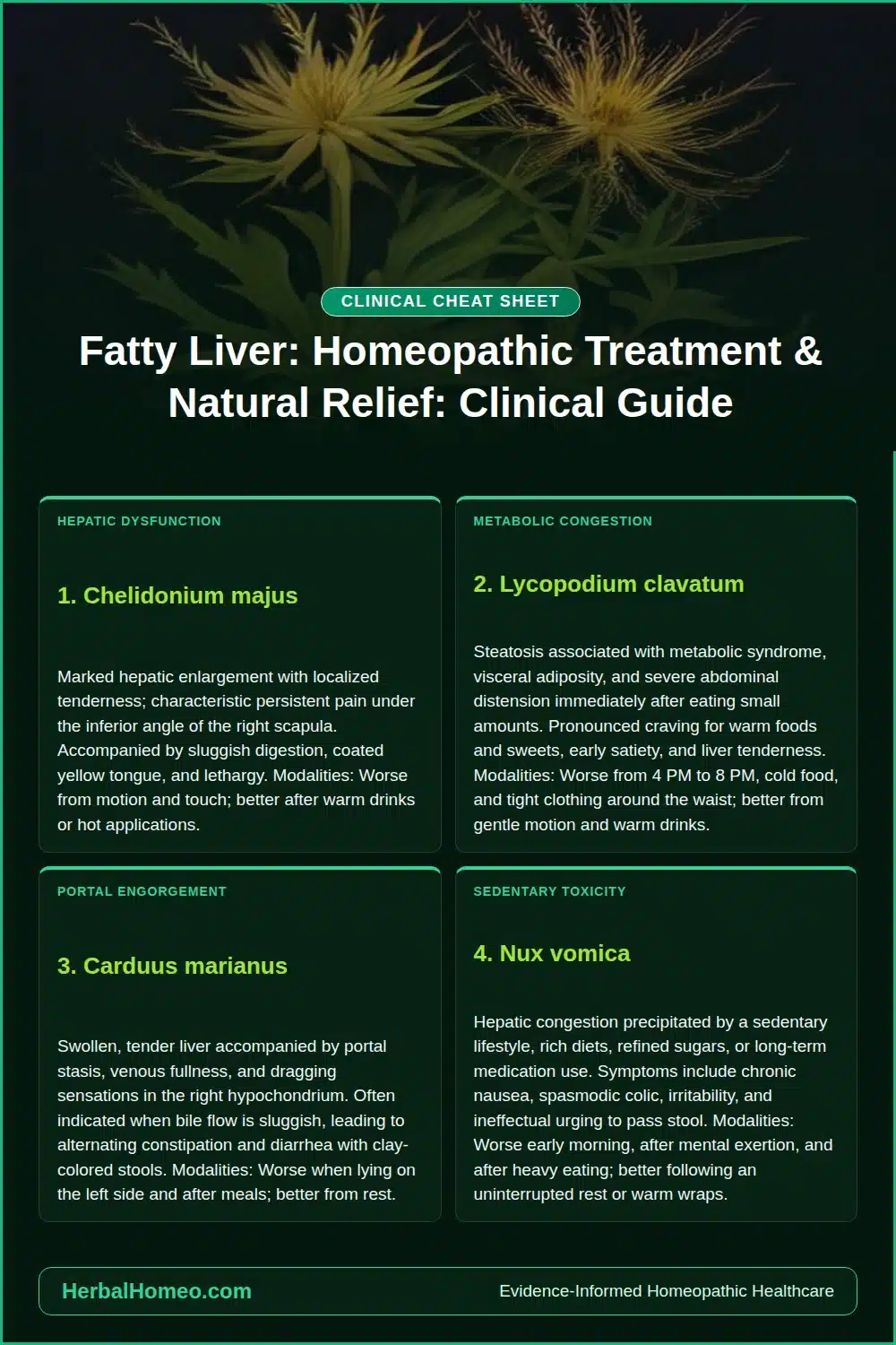 Fatty Liver: Homeopathic Treatment & Natural Relief: Clinical Guide