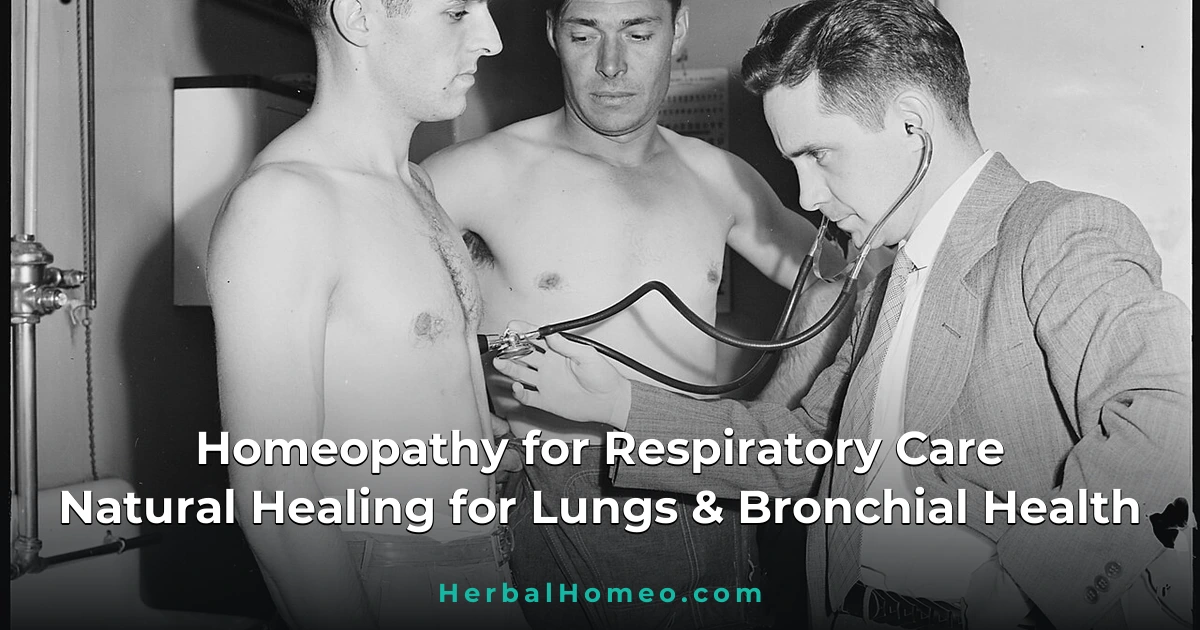Homeopathy for Respiratory Care