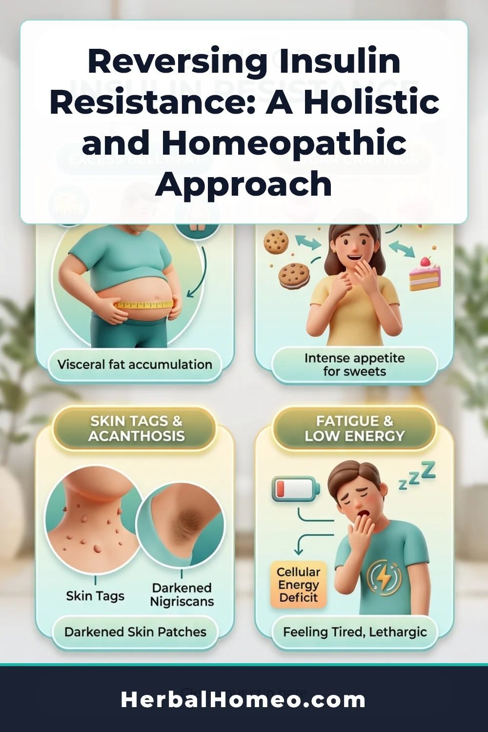Insulin Resistance Natural Treatment infographic pin