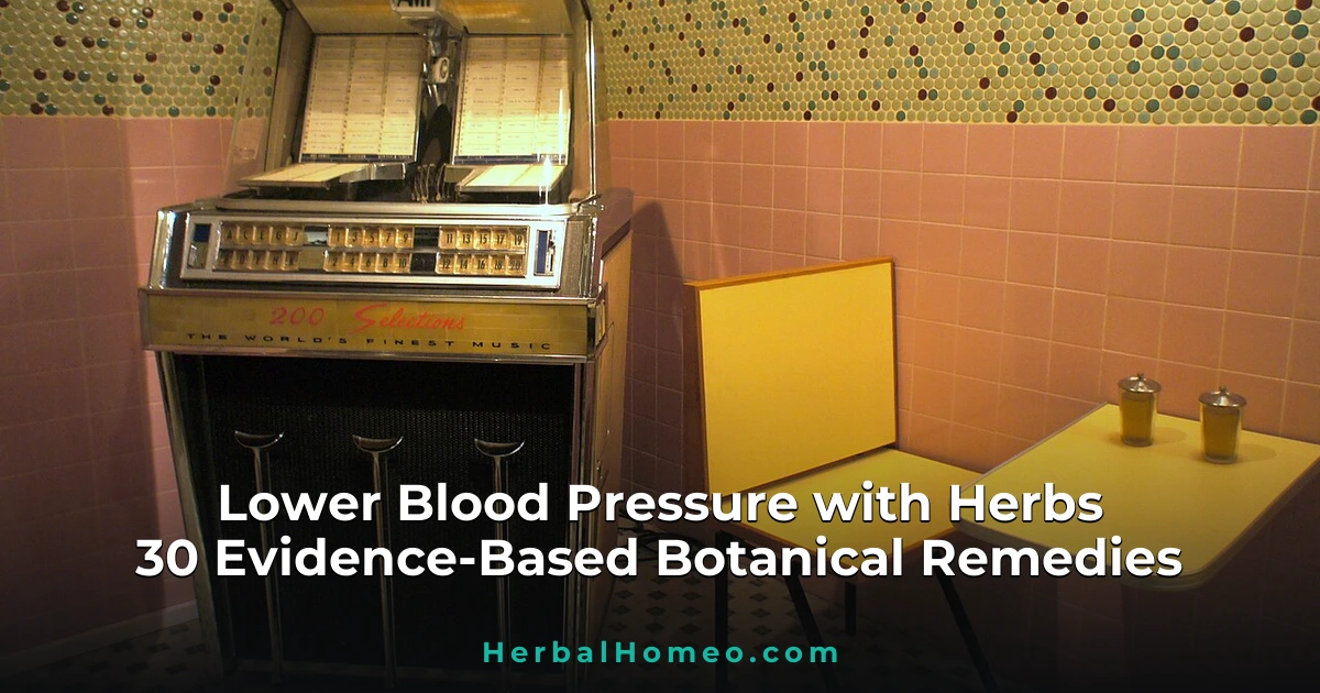 Lower Your Blood Pressure Naturally with These 30 Herbs