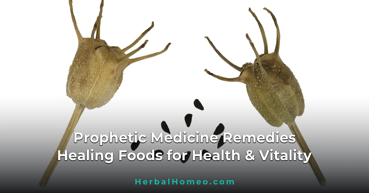 Prophetic Medicine Remedies