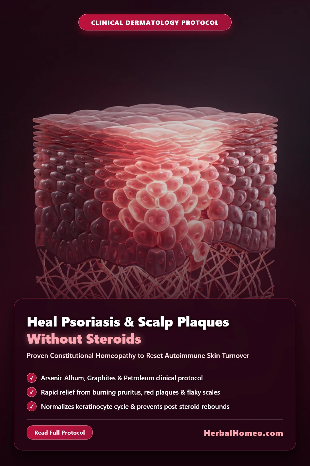Psoriasis Homeopathic Treatment Pin