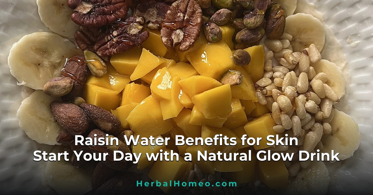 Raisin Water Benefits for Skin: Start Your Day with a Glow-Boosting Drink