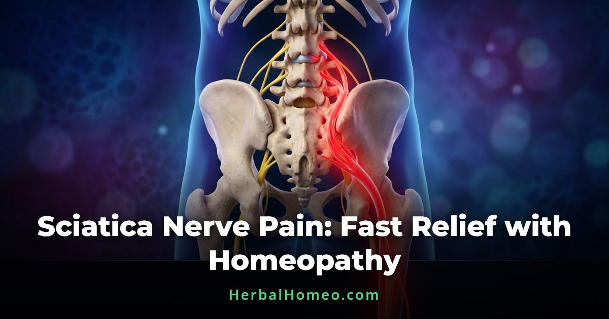 Sciatica Nerve Pain: Fast Relief with Homeopathy