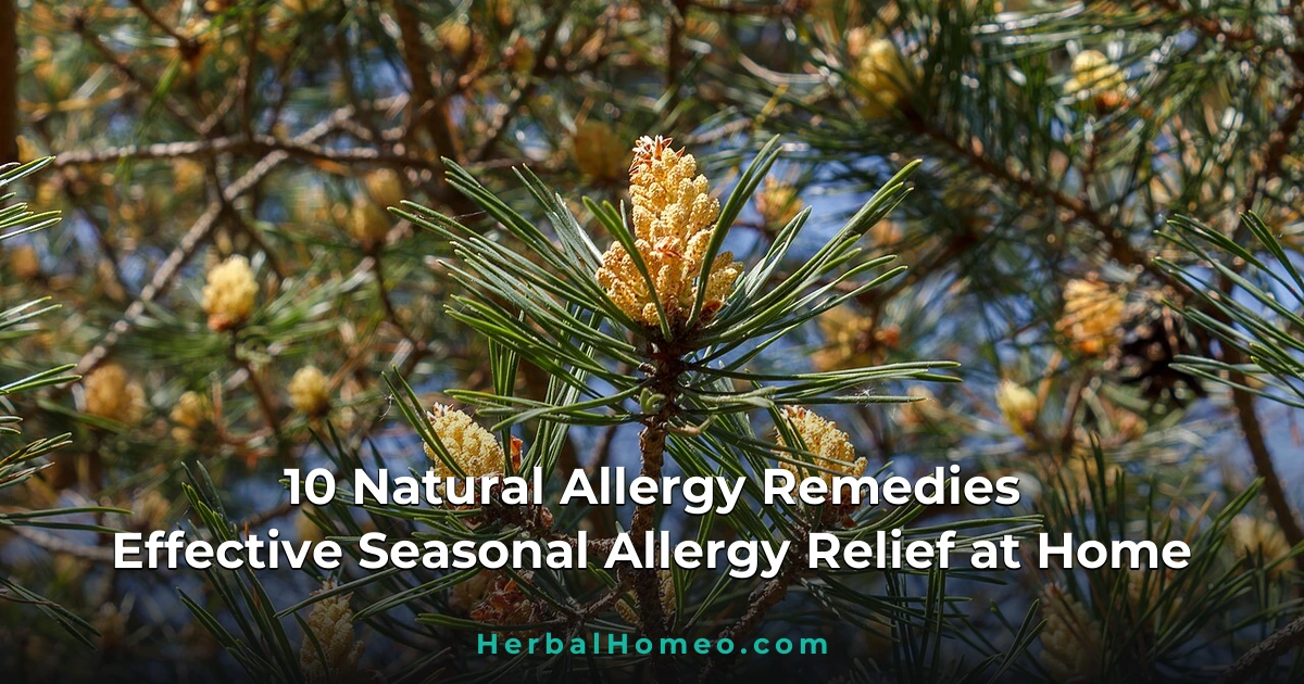 Top 10 Homeopathic Remedies for Seasonal Allergies: Fight Allergies Naturally