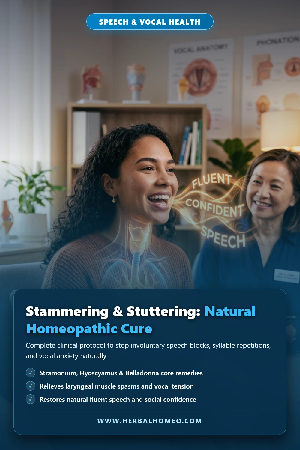 Stammering and Stuttering Homeopathic Treatment Pin