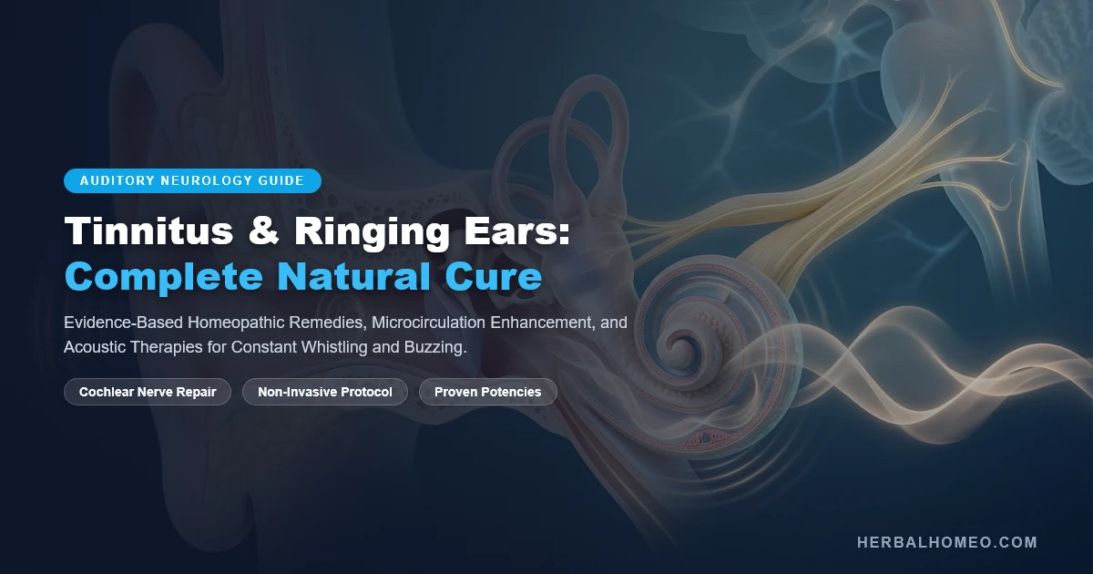 Homeopathic cure for tinnitus and ringing in ears
