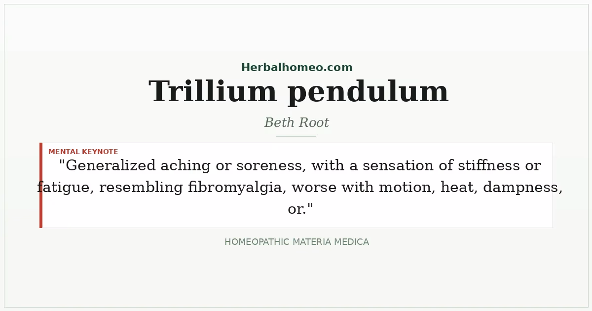 Trillium pendulum (Beth Root)
