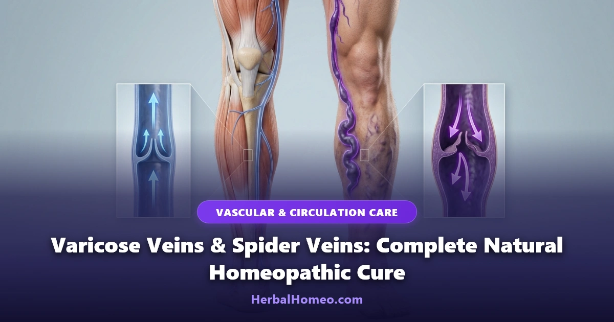 Natural Homeopathic Treatment for Varicose Veins and Venous Insufficiency