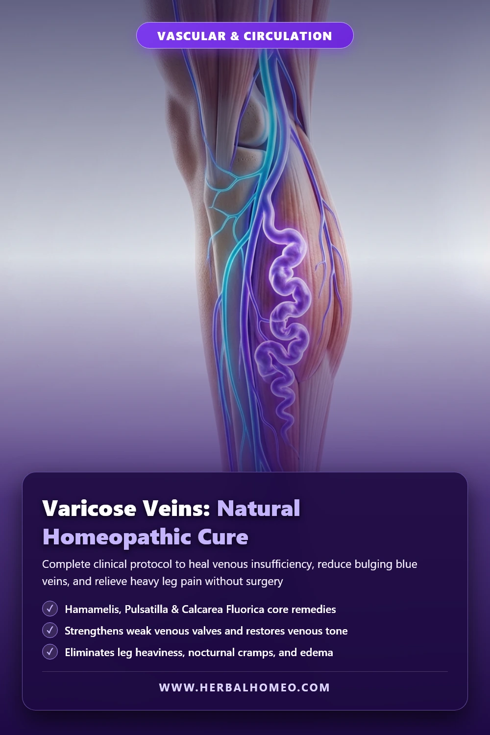 Varicose Veins Homeopathic Treatment Pin