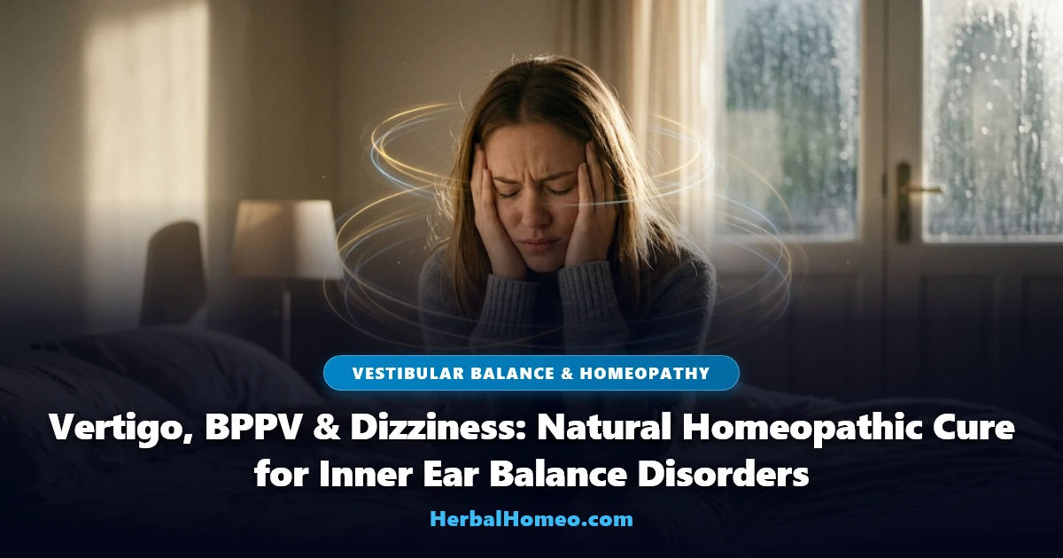Complete Clinical Homeopathic Guide for Vertigo BPPV and Inner Ear Balance Disorders