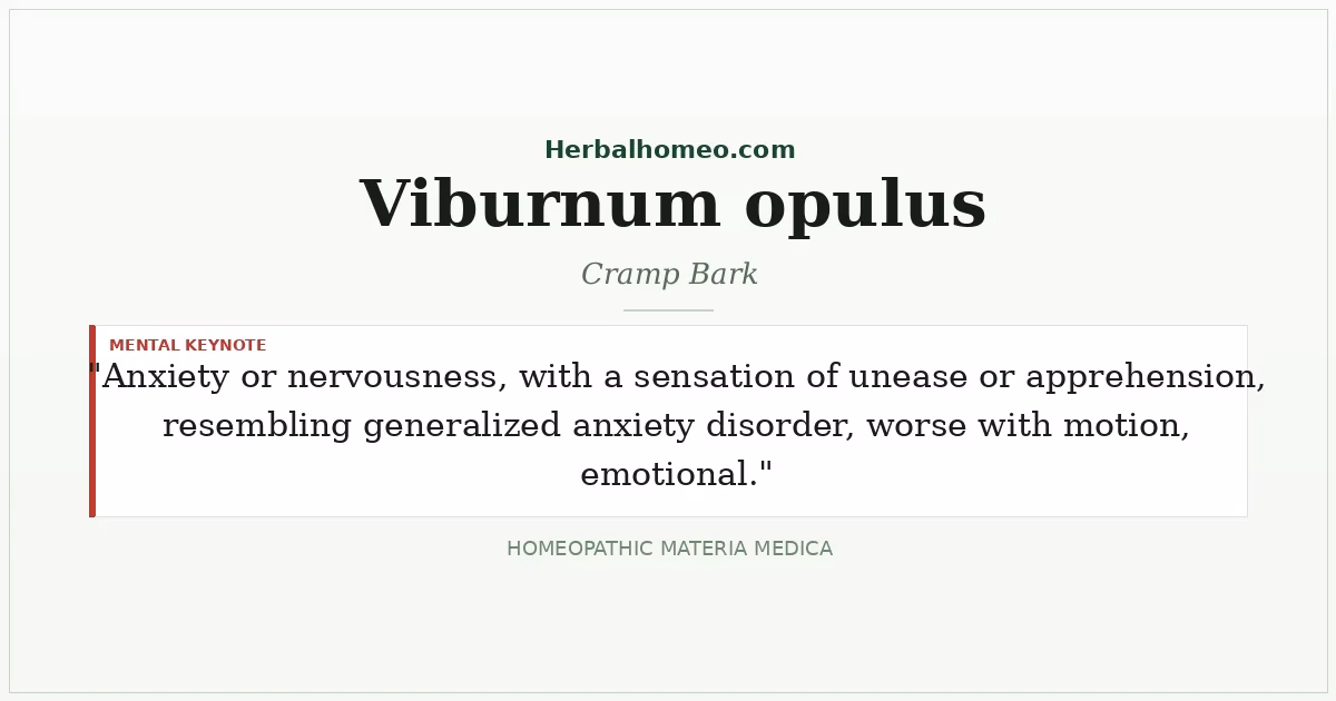 Viburnum opulus (Cramp Bark)