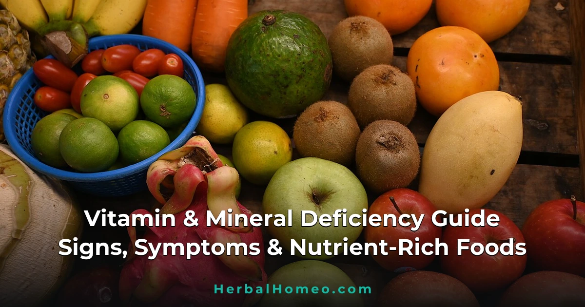 Vitamin & Mineral Deficiency Guide