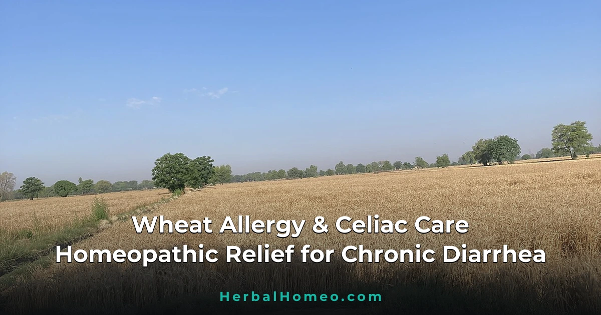 Wheat Allergy: Causes, Symptoms, and Homeopathic Treatment for Chronic Diarrhea